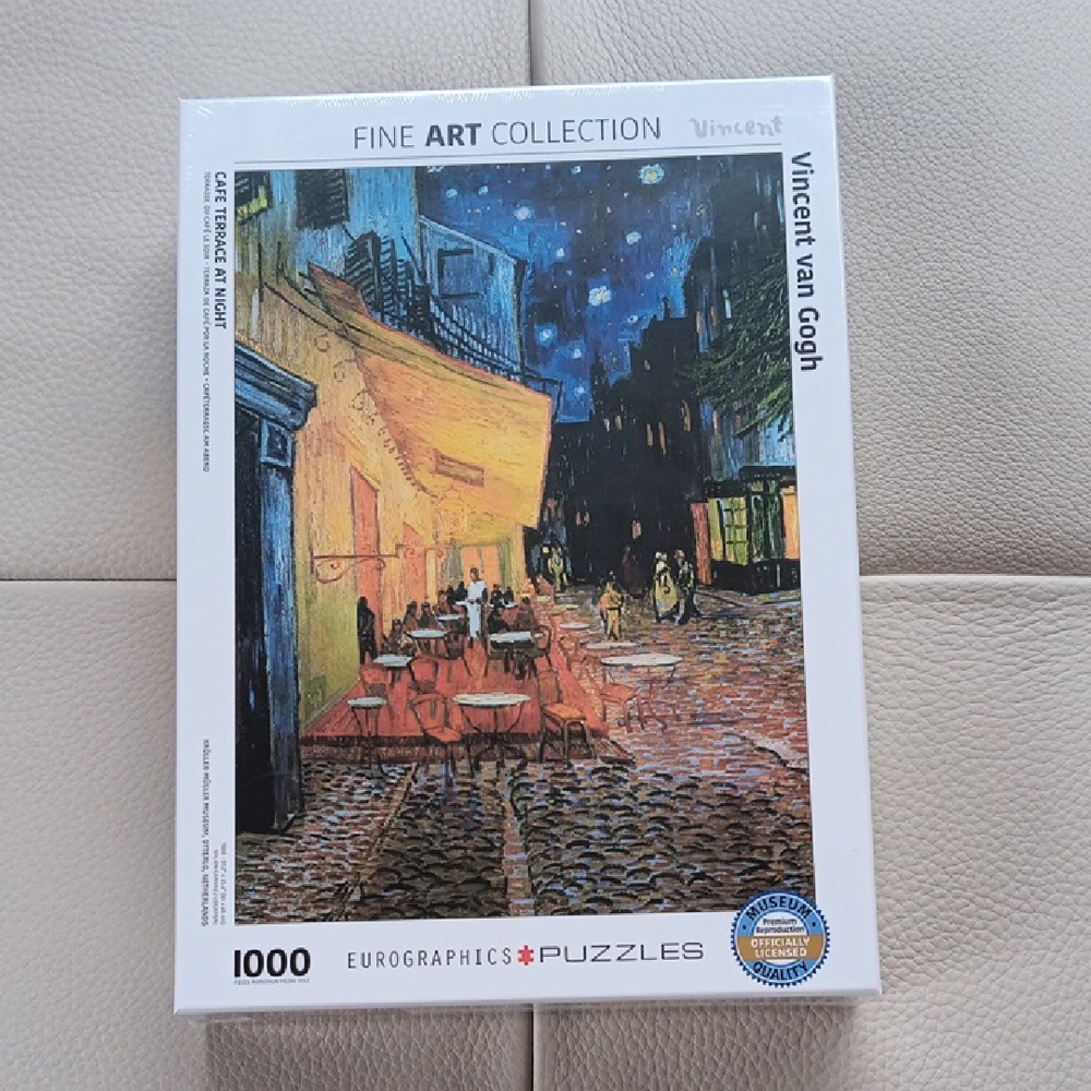 Cafe Terrace at Night, 1,000 Piece Puzzle by Eurographics